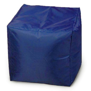 Пуфик куб синий